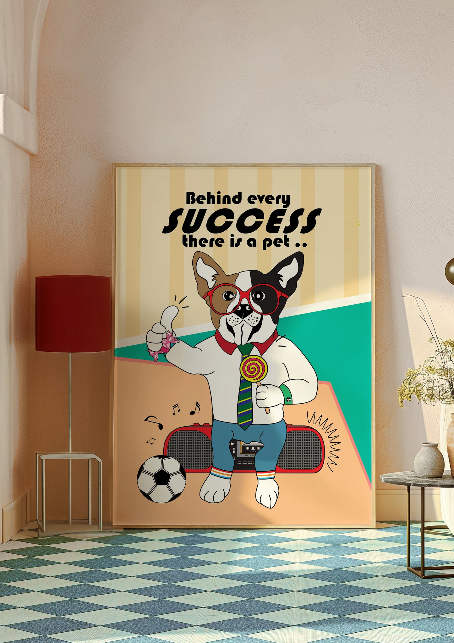 Posters - Behind Every Success.. There Is A Pet