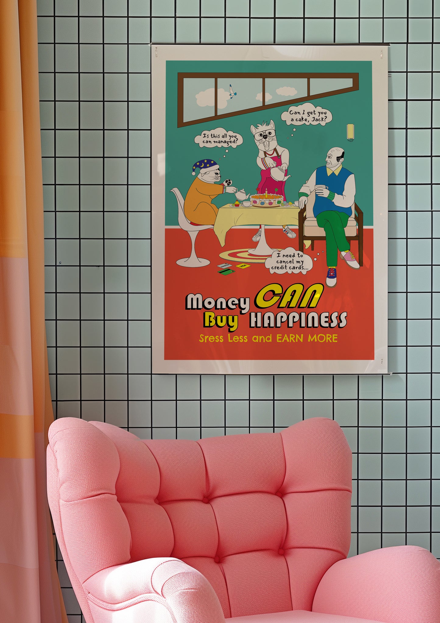 Posters - Money Can Buy Happiness