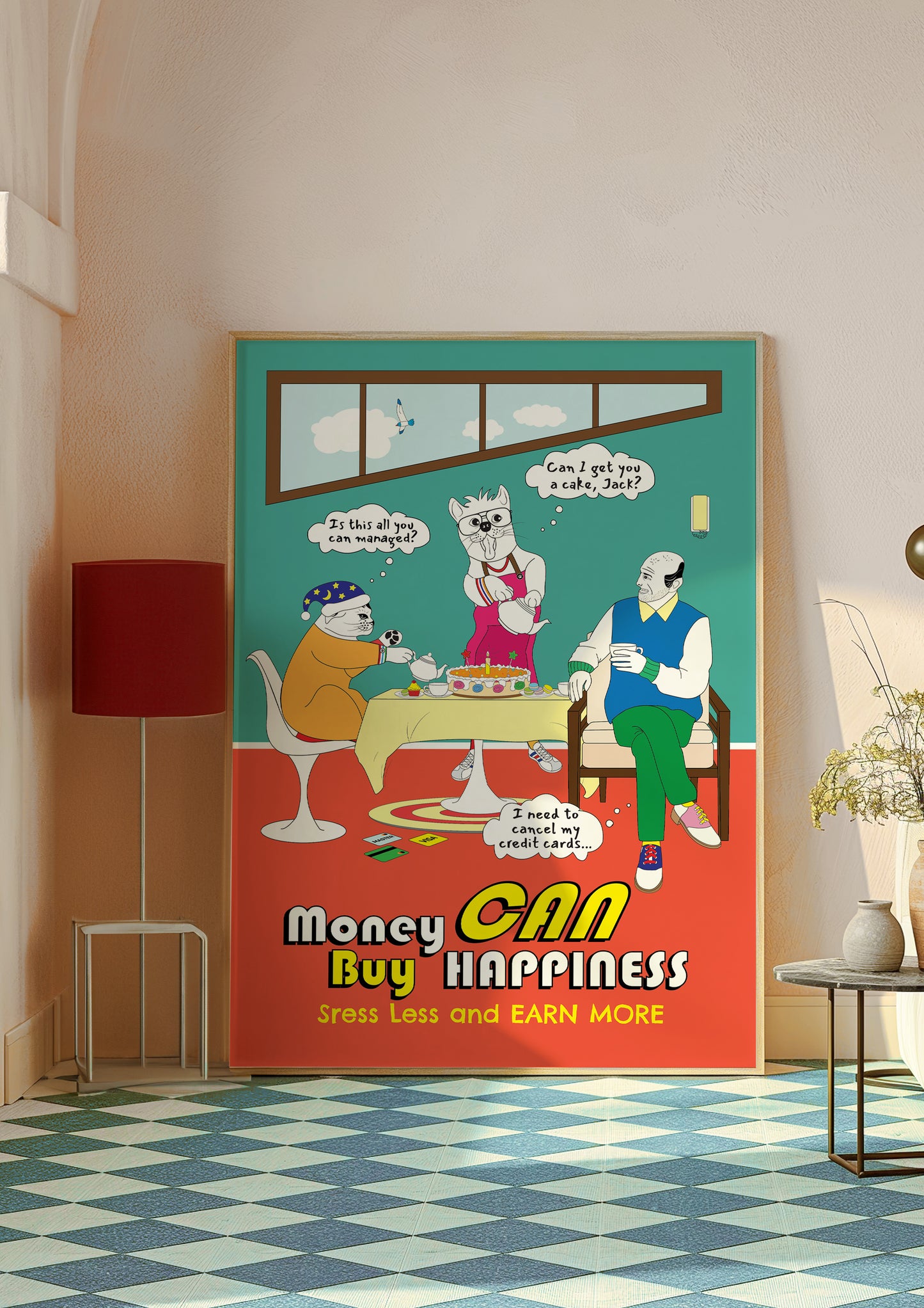 Posters - Money Can Buy Happiness