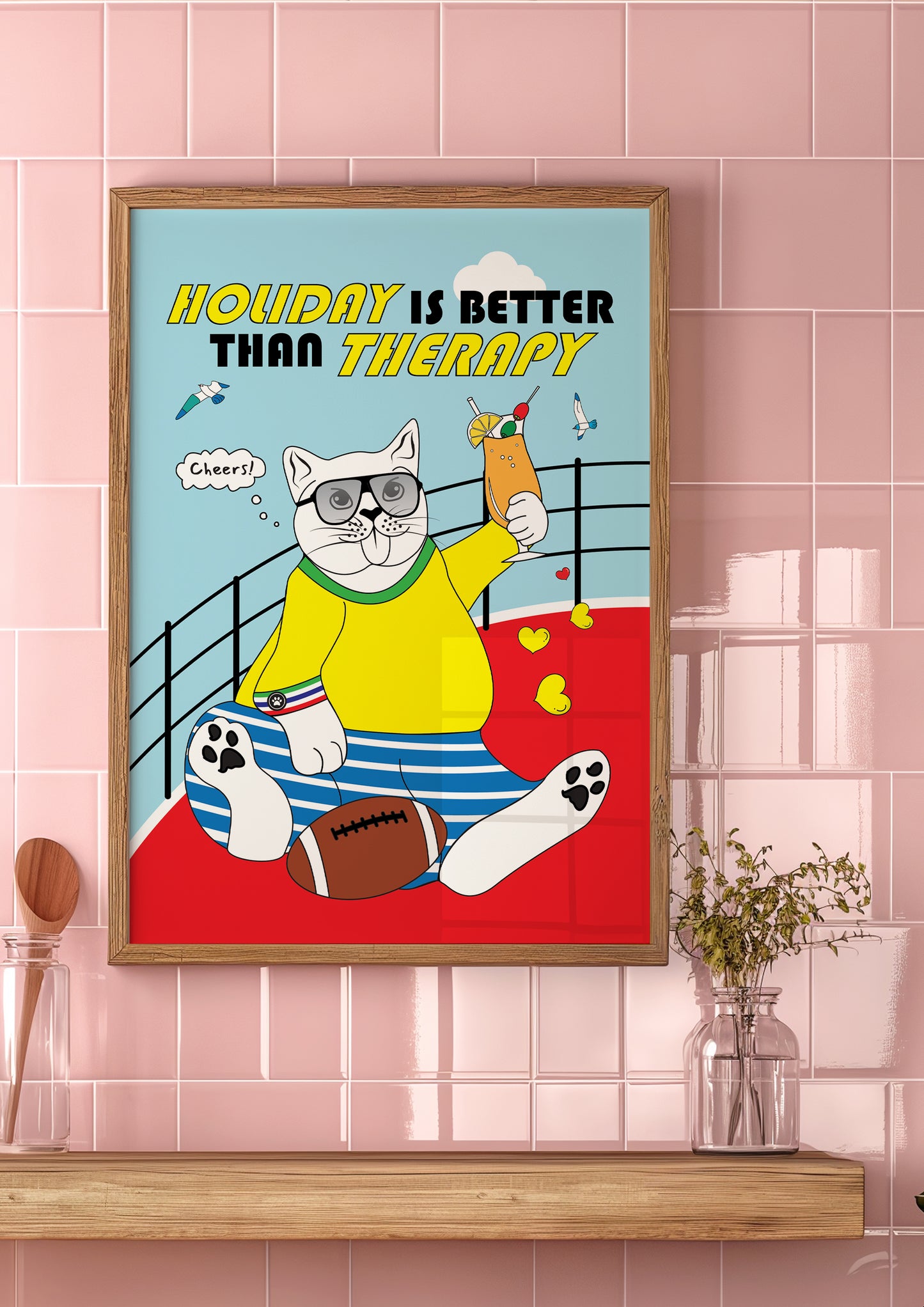 Posters - Holiday Is Better Than Therapy!