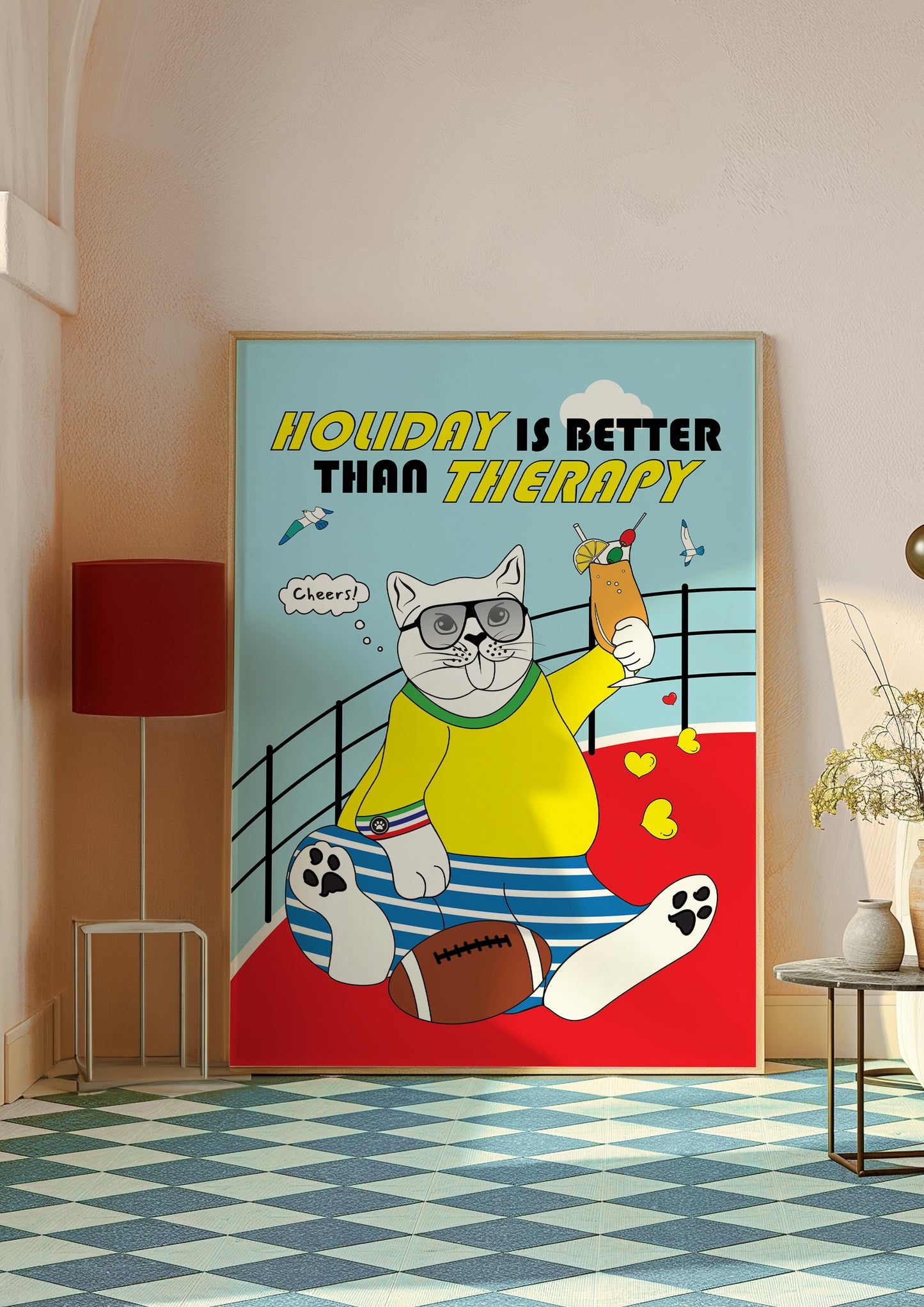 Posters - Holiday Is Better Than Therapy!