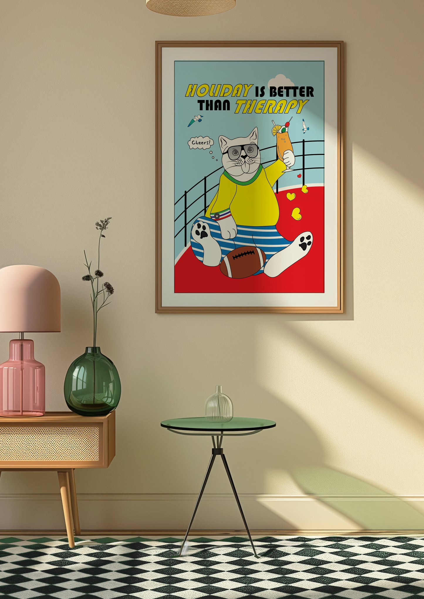 Posters - Holiday Is Better Than Therapy!