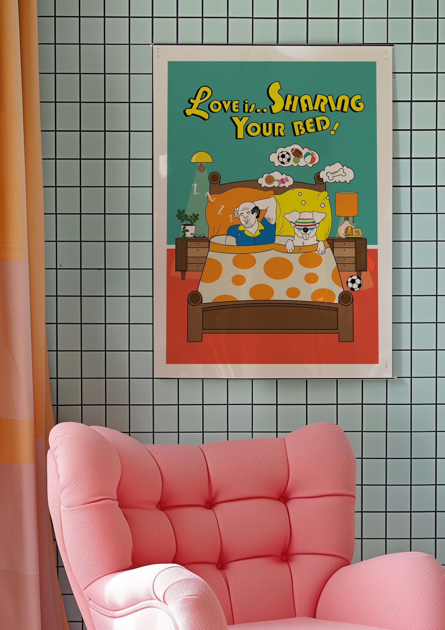 Posters - Love Is Sharing Your Bed