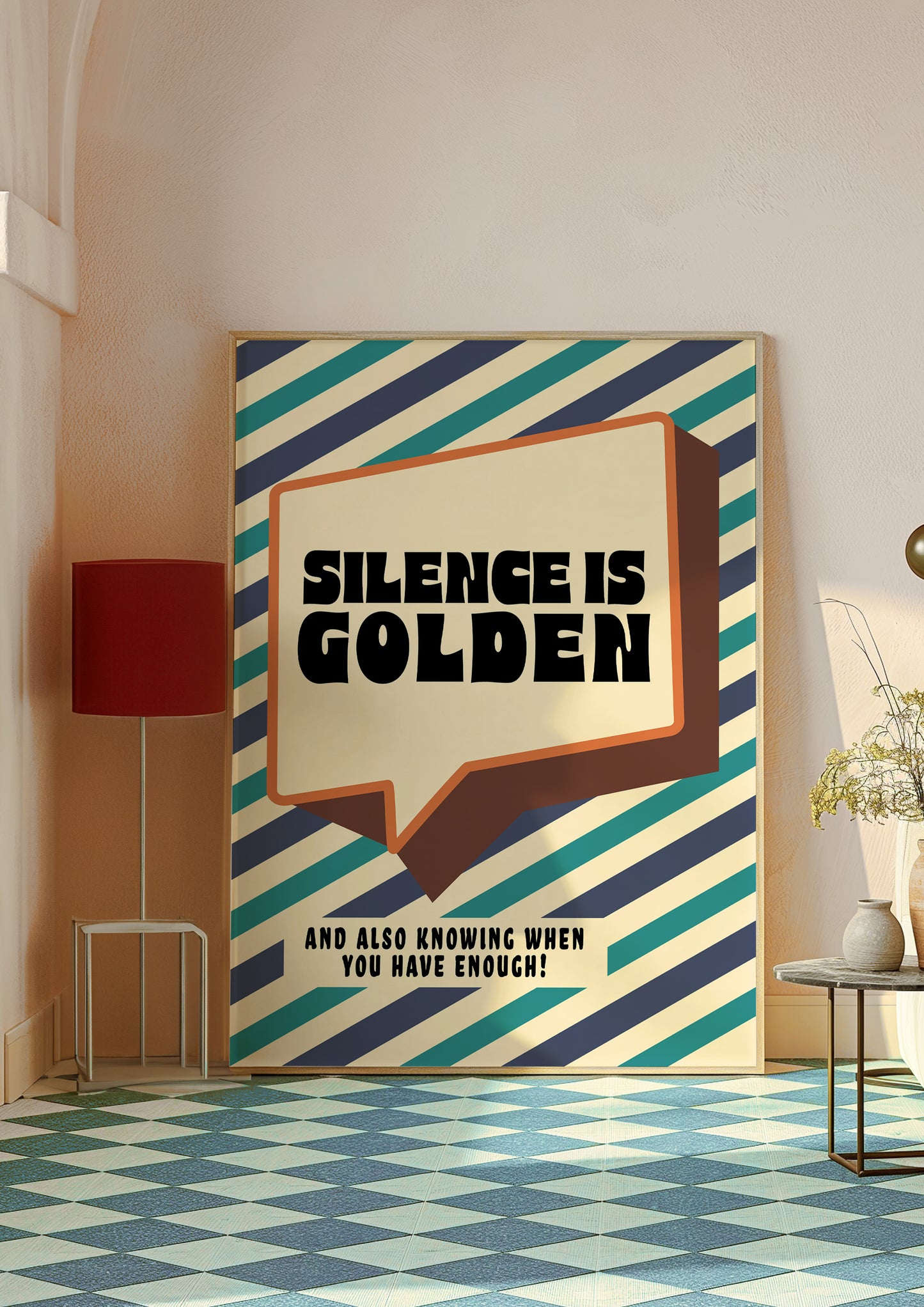 Posters - Silence Is Golden