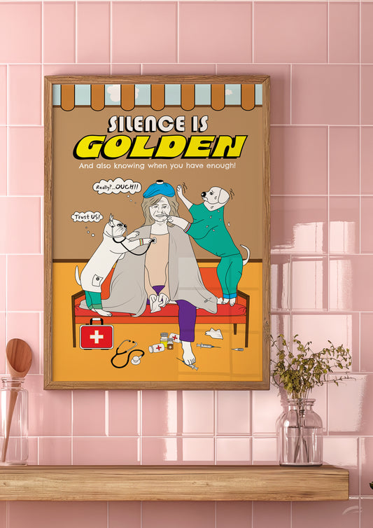 Posters - Silence Is Golden