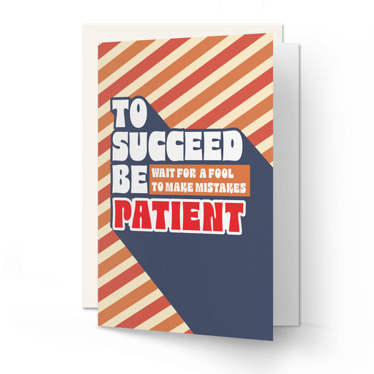 Quotes Words _ To Succeed Be Patient