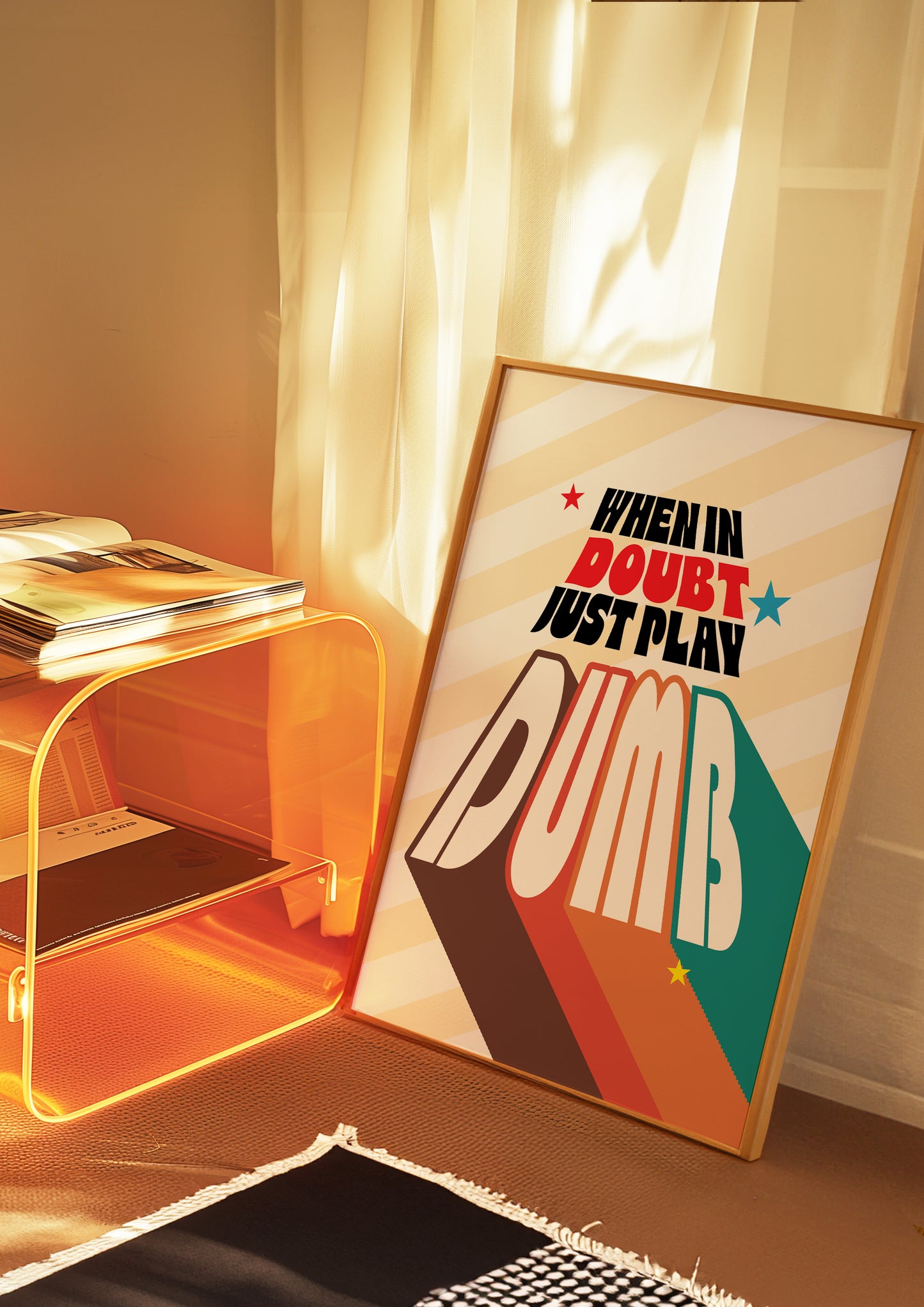 Posters - When In Doubt Just Play Dumb