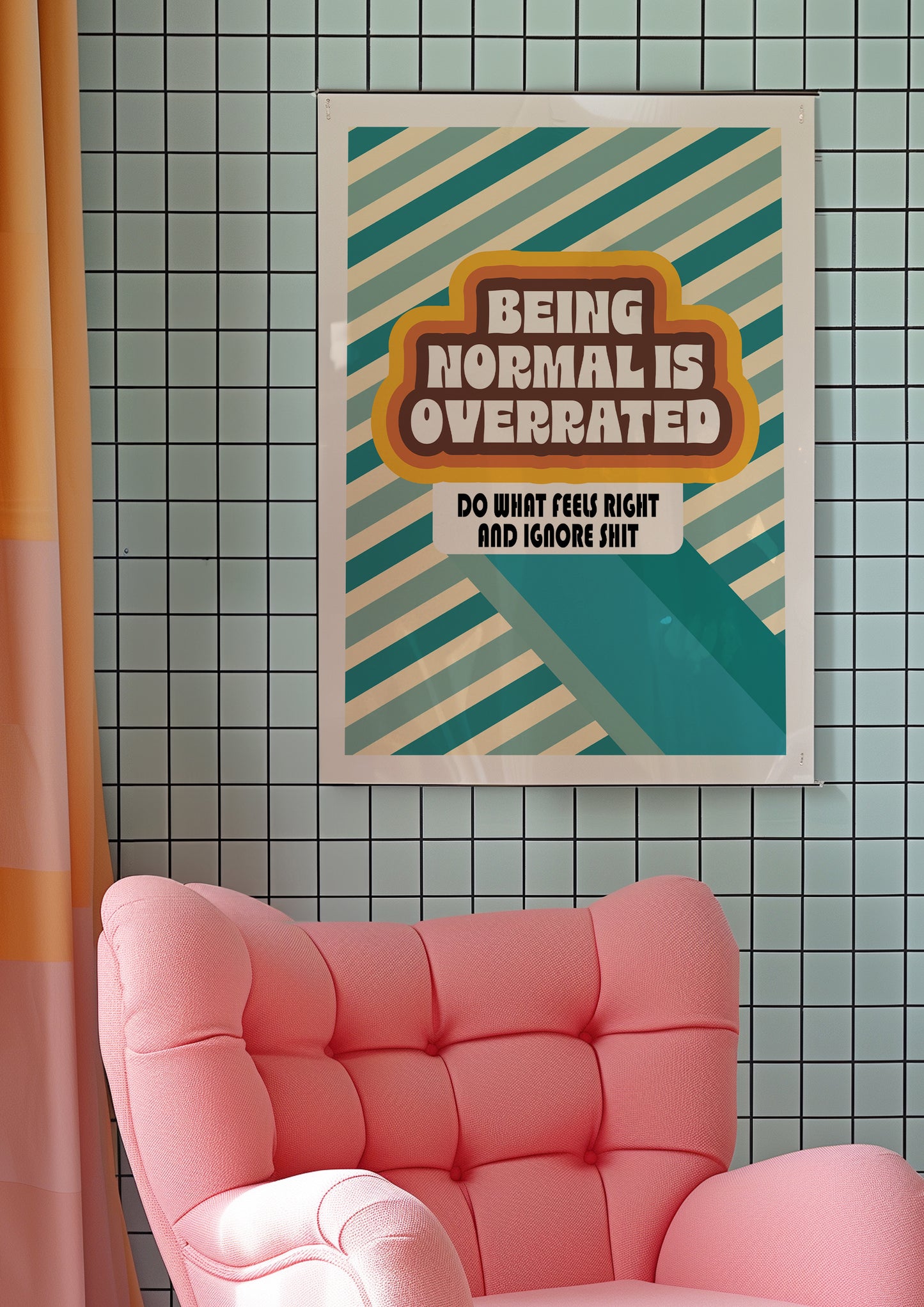 Posters - Being Normal Is Overrated _ A