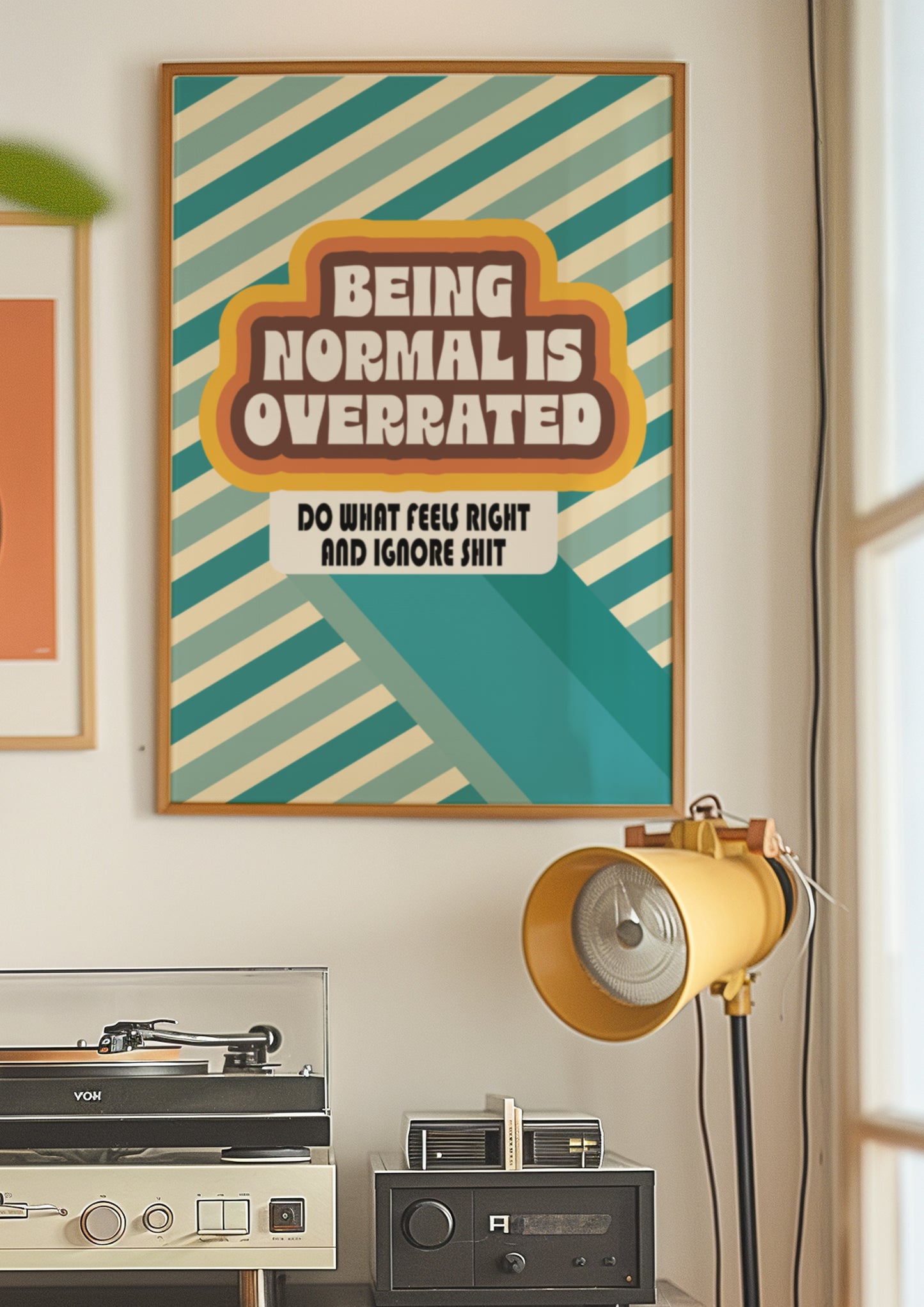 Posters - Being Normal Is Overrated _ A